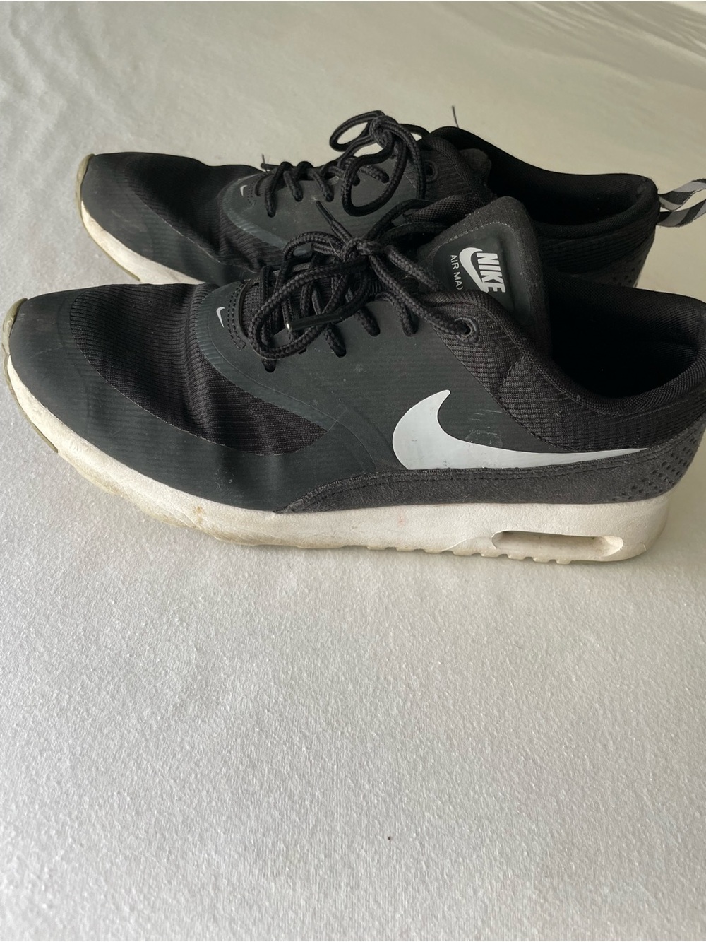 Nike Black and White Low-Top Running Sneakers